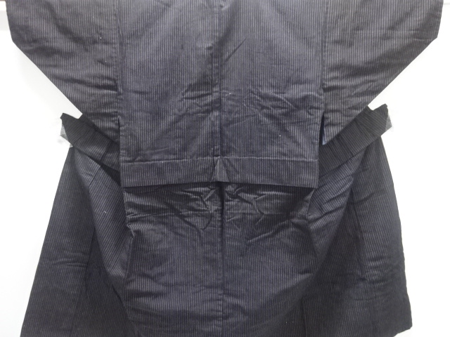 JAPANESE KIMONO / ANTIQUE NORAGI / COTTON / STRIPE